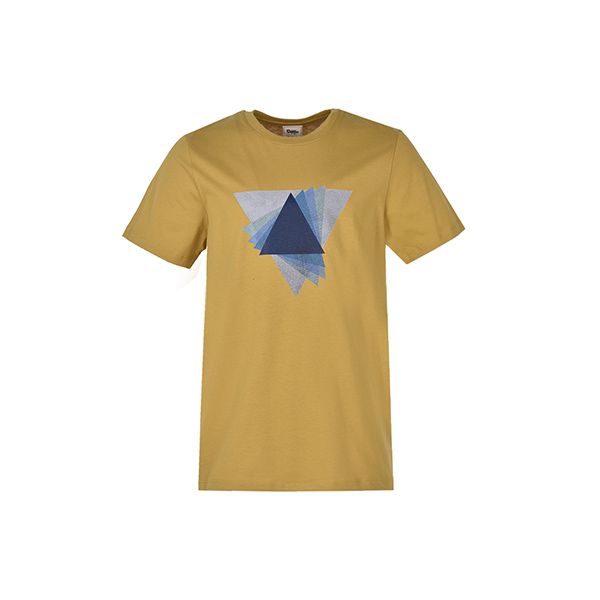 تی شرت آستین کوتاه مردانه بادی اسپینر مدل 6785 کد 1 رنگ خردلی