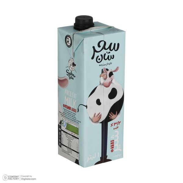 شیر پر چرب 3.2 درصد سحر سان - 1 لیتر