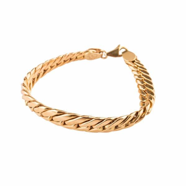 دستبند طلا 18 عیار زنانه آلند مدل BZ3