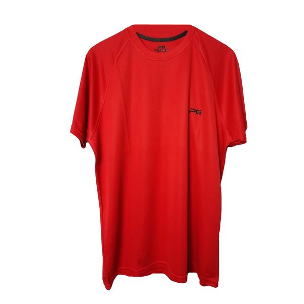 تی شرت ورزشی مردانه پرگان مدل آسا رنگ قرمز