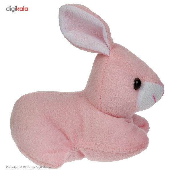 عروسک بلاسی مدل Pink Rabbit طول 13 سانتی متر