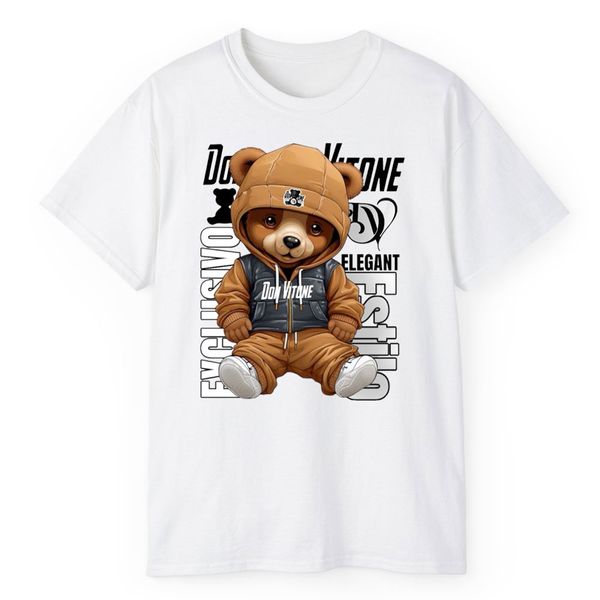 تی شرت آستین کوتاه مردانه مدل خرس کد 539