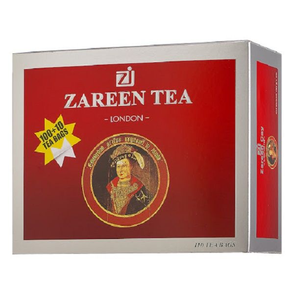 چای ساده کیسه ای لندن زرین بسته 110 عددی