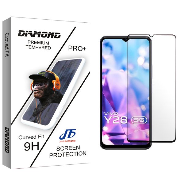 محافظ صفحه نمایش شیشه ای جی اف مدل Diamond مناسب برای گوشی موبایل ویوو Y28