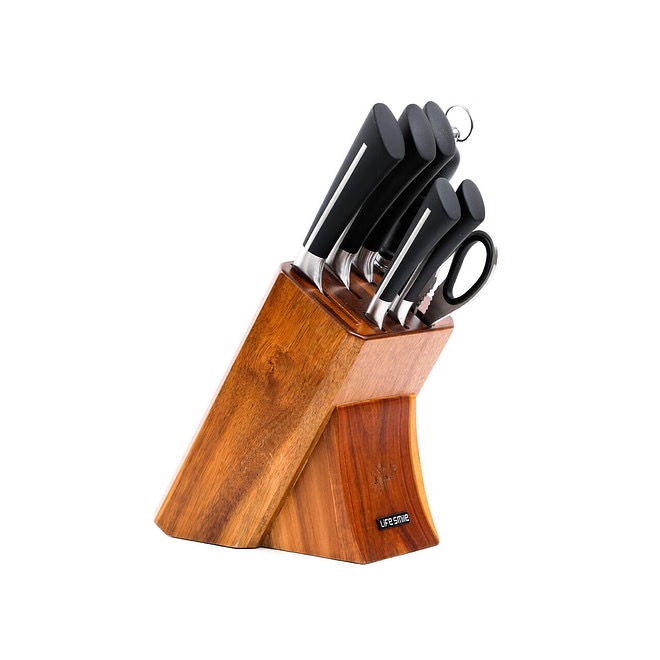 سرویس چاقو آشپزخانه 8 پارچه لایف اسمایل مدل NSEL-5