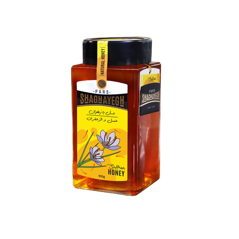 عسل با زعفران پارس شقایق - 950 گرم