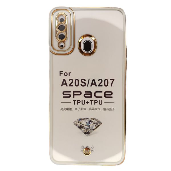 کاور اسپیس مدل دور رنگی مناسب برای گوشی موبایل سامسونگ galaxy A20s