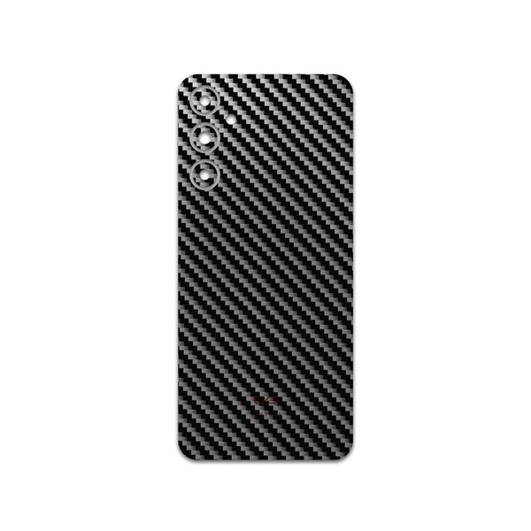 برچسب پوششی ماهوت مدل Glossy-Silver-Fiber مناسب برای گوشی موبایل سامسونگ Galaxy A05s