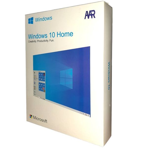 سیستم عامل ویندوز 10 نسخه Home - لایسنس  FULL RETAIL - نشر آورکام
