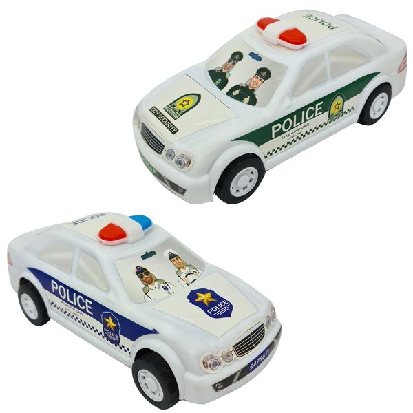 ماشین بازی مدل بنز طرح پلیس کد 661 مجموعه 2 عددی