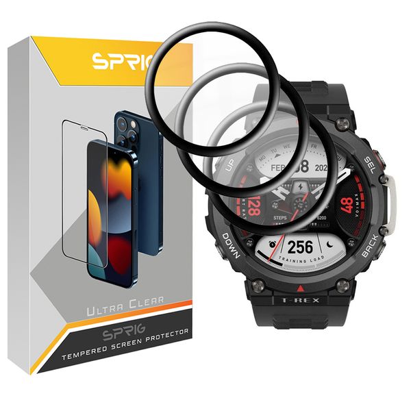 محافظ صفحه نمایش نانو اسپریگ مدل Pmma-SPG مناسب برای ساعت هوشمند امیزفیت T-Rex 2 بسته سه عددی