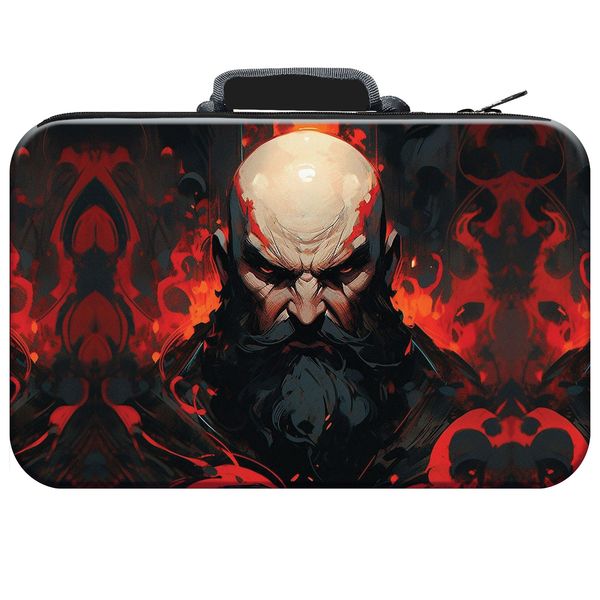 کیف حمل کنسول پلی استیشن 5 اسلیم مدل Kratos Art