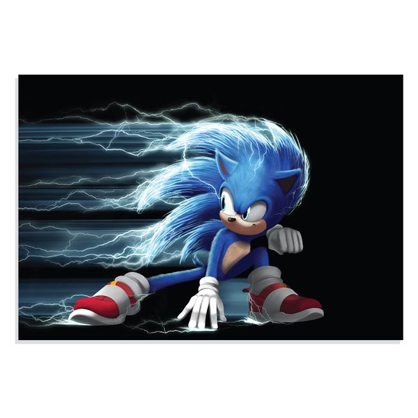 پوستر طرح فیلم سونیک Sonic Movie مدل NV0971