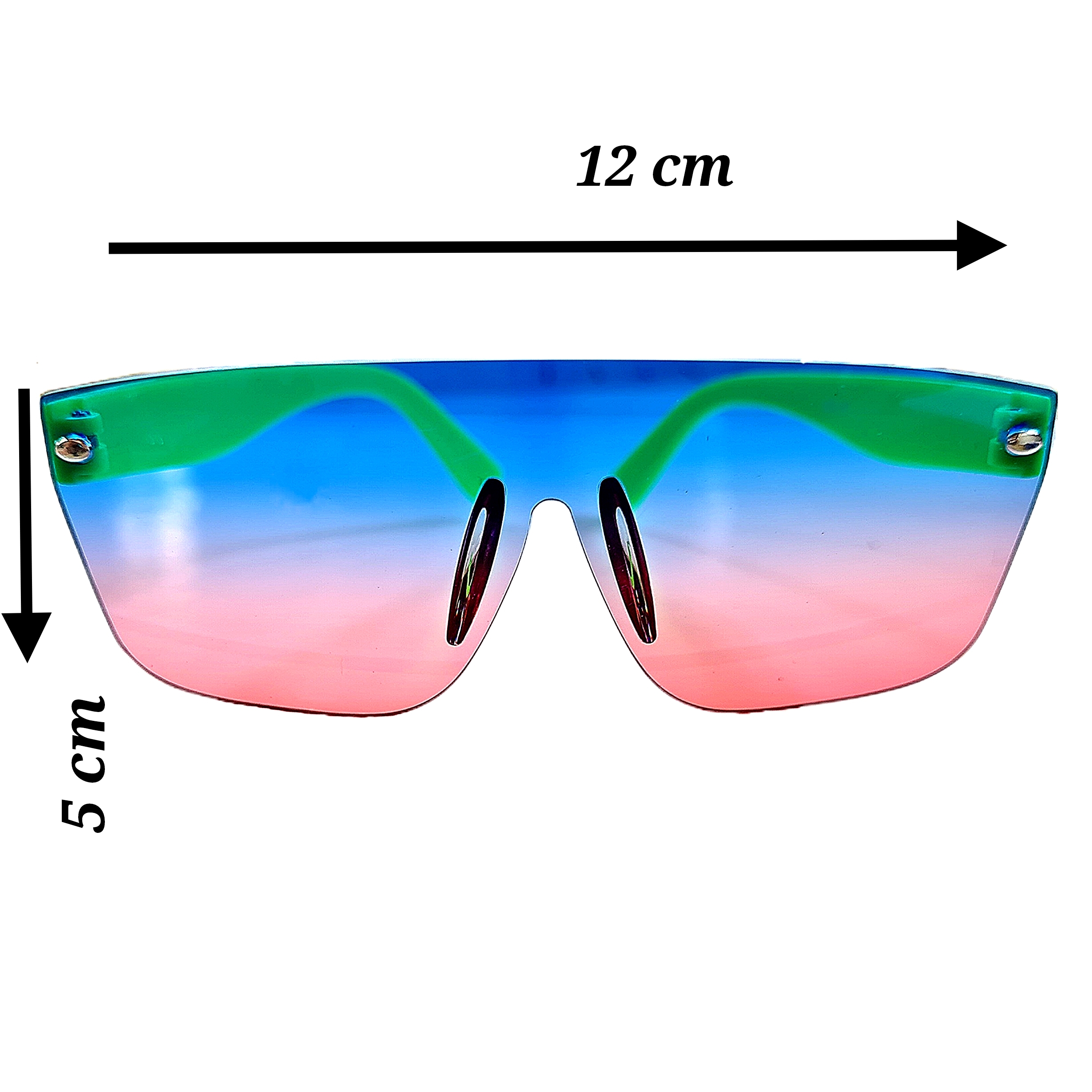 عینک آفتابی بچگانه مدل رنگین‌کمانی بدون فریم کد g 102
