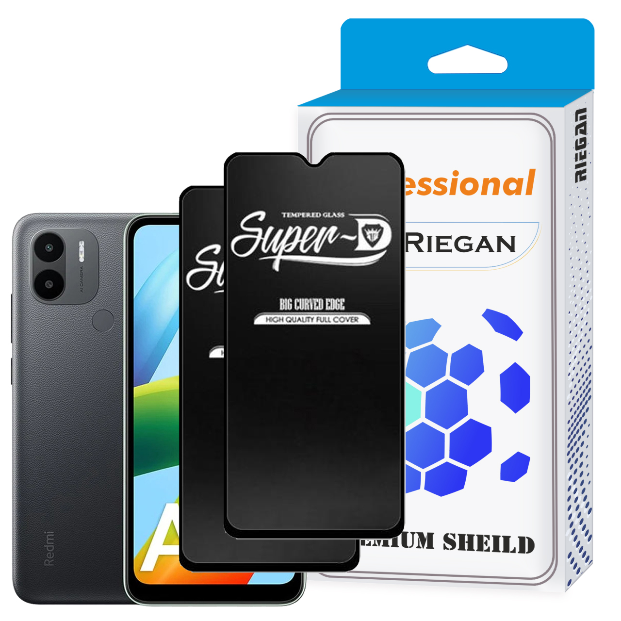   محافظ صفحه نمایش ری گان مدل superd- A1 مناسب برای گوشی موبایل شیائومی Redmi A1 plus بسته 2 عددی