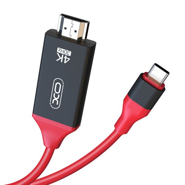 کابل تبدیل USB-C به HDMI ایکس او مدل GB005 طول 2 متر