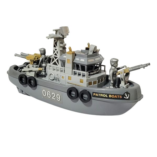 کشتی بازی مدل ناو جنگی تیر بار دار کد 06345