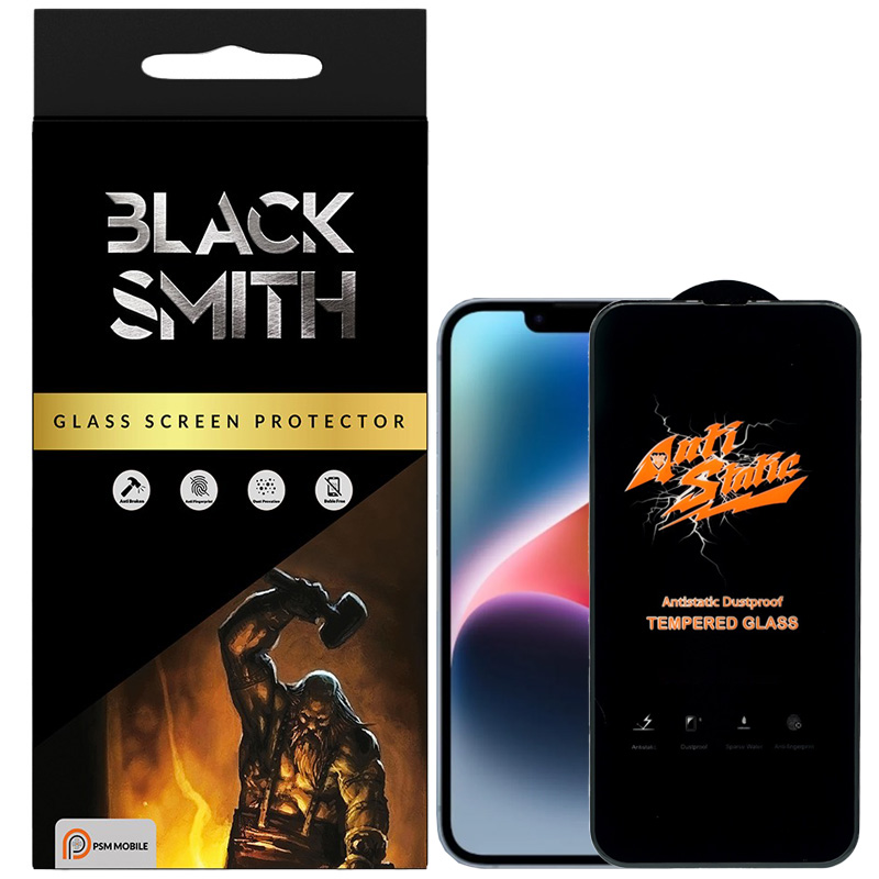 محافظ صفحه نمایش پی اس ام‌ موبایل مدل BlackSmith مناسب برای گوشی موبایل اپل iPhone 14 Plus