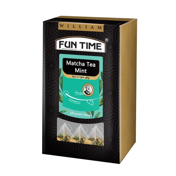 چای ماچا با نعنا فان تایم بسته 14 عددی