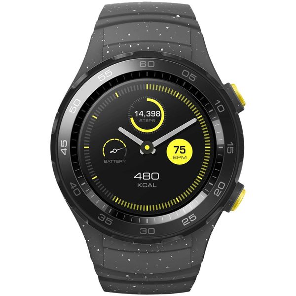 ساعت هوشمند هوآوی مدل Watch 2 Concrete Grey بند لاستیکی