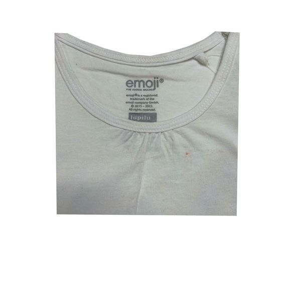 تی شرت آستین کوتاه دخترانه ایموجی مدل 4003