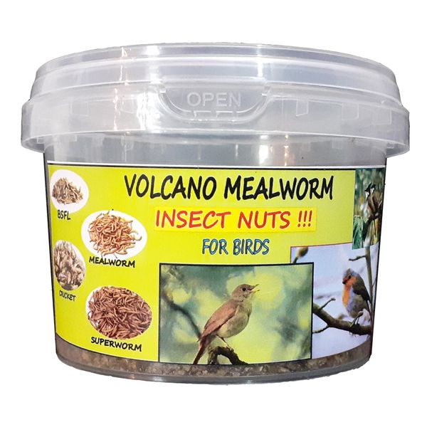 غذای پرندگان ولکانو میلورم مدل آجیل حشرات وزن 60 گرم