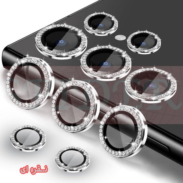 محافظ لنز دوربین اسپایدر مدل Diamond Lens مناسب برای گوشی موبایل سامسونگ Galaxy S24 Ultra