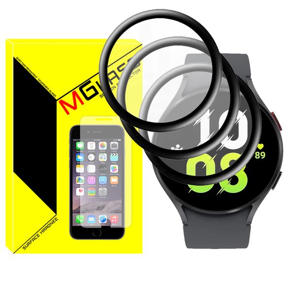 محافظ صفحه نمایش نانو ام‌گلس مدل NMG مناسب برای ساعت هوشمند سامسونگ Galaxy Watch 5 44mm بسته سه عددی
