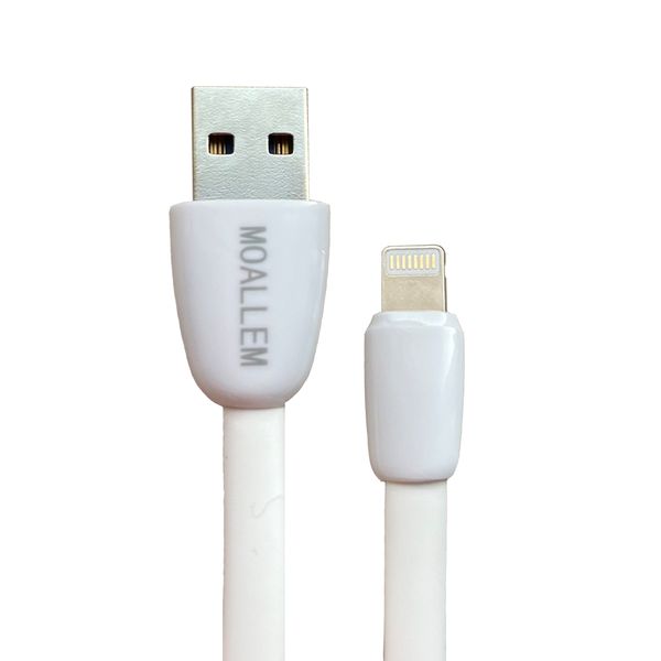 کابل تبدیل USB به لایتنینگ معلم مدل iphone -7 طول 1 متر