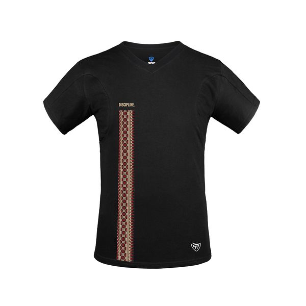 تی شرت آستین کوتاه مردانه تاپیک مدل نانو آنتی باکتریال ضدتعریق طرح سنتی