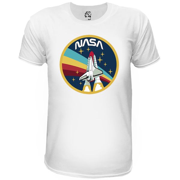 تی شرت آستین کوتاه مردانه اسد طرح ناسا کد 19