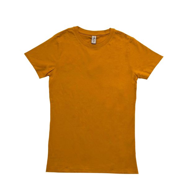 تی شرت آستین کوتاه زنانه پیاتزا ایتالیا مدل 750 رنگ زرد