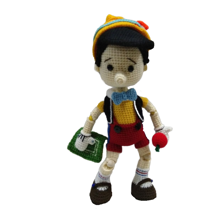 عروسک بافتنی مدل پینوکیو کد 31