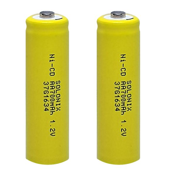  باتری شارژی قلمی سولونیکس مدل صنعتی Ni-Cd مجموعه 2 عددی