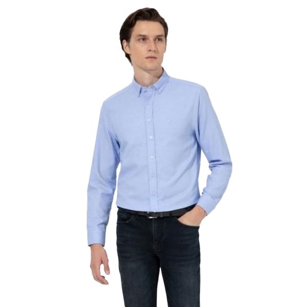 پیراهن آستین بلند مردانه پیر کاردین مدل G021GL004-000-1475200