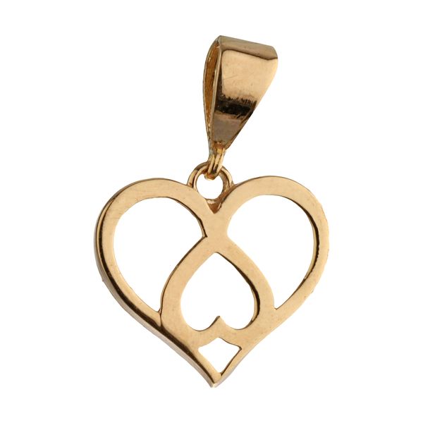 آویز گردنبند طلا 18 عیار زنانه مایا ماهک مدل MM1528 طرح قلب