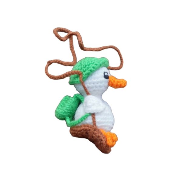 آویز بافتنی مدل اردک