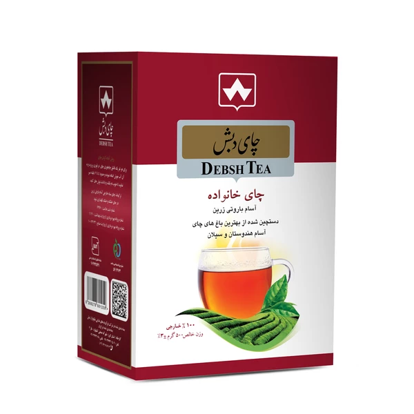 چای سیاه خانواده چای دبش - 500 گرم