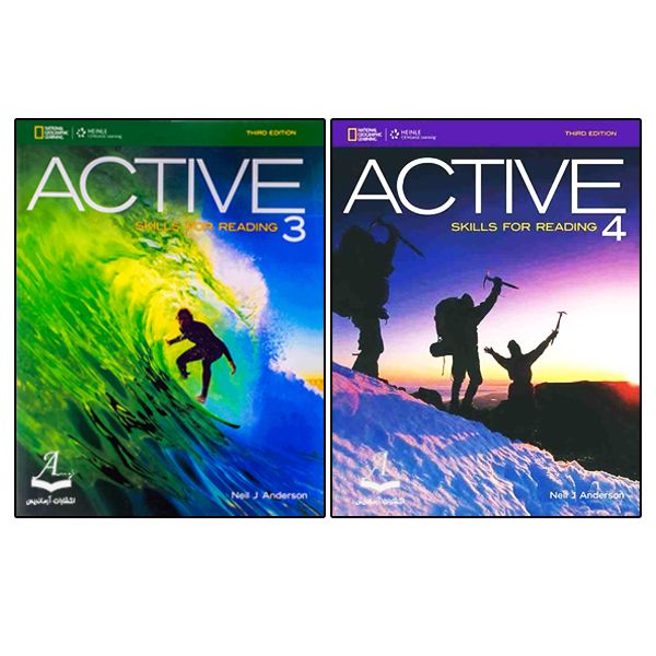 کتاب Active Skills For Reading اثر Neil J Anderson انتشارات آرماندیس جلد 3 و 4