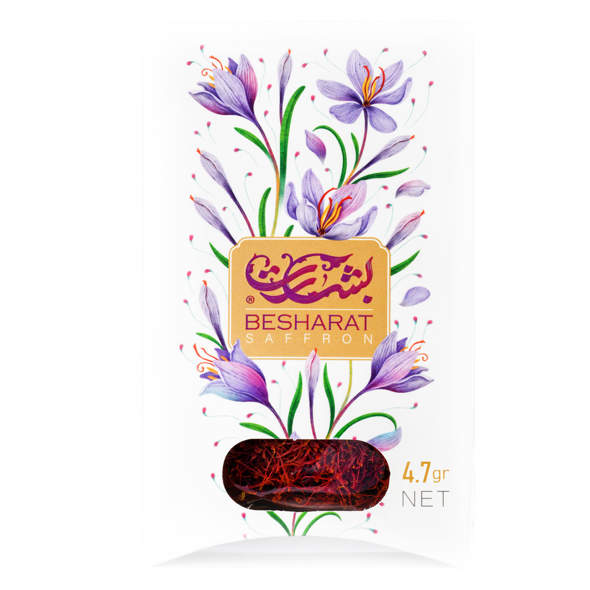 زعفران بشارت سری گل های بهشت- 4.7 گرم