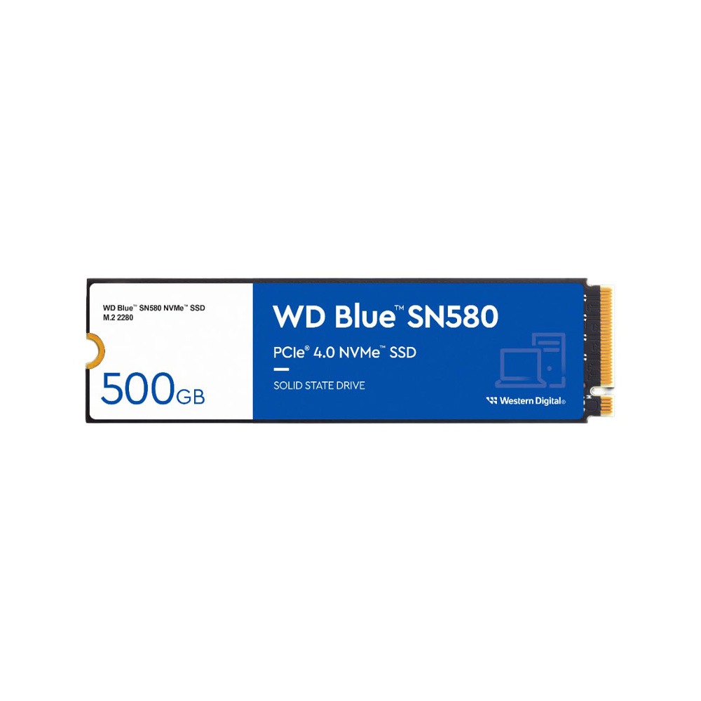 اس اس دی اینترنال وسترن دیجیتال مدل WD Blue SN580 NVMe 500GB ظرفیت 500 گیگابایت