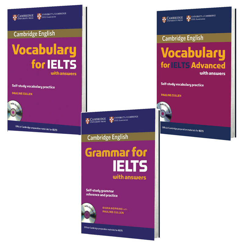 کتاب Cambridge Grammar and Vocabulary for IELTS اثر Diana Hopkins and Pauline cullen انتشارات کمبریج 3 جلدی