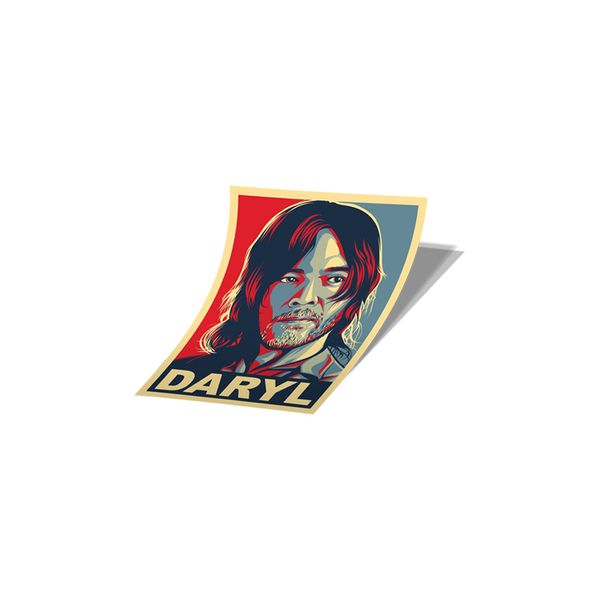 استیکر لپ تاپ لولو طرح دریل سریال واکینگ دد Daryl The Walking Dead کد 820