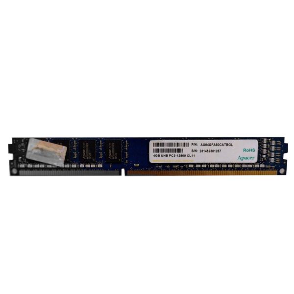 رم کامپیوتر DDR3 تک کاناله 1600 مگاهرتز CL11 اپیسر مدل PC3-12800 ظرفیت 4 گیگابایت