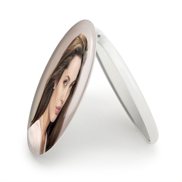 آینه جیبی خندالو طرح آنجلینا جولی Angelina Jolie مدل تاشو کد 6394 