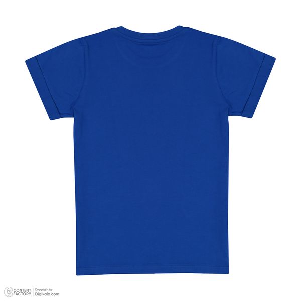 تی شرت آستین کوتاه پسرانه سون پون مدل 1103 رنگ آبی