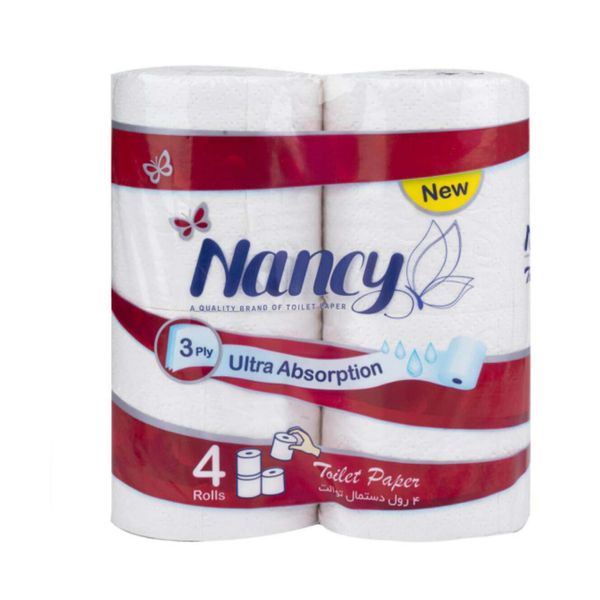 دستمال توالت نانسی مدل Ultra Absorbtion شش بسته 4 عددی