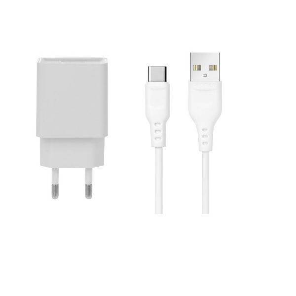 شارژر دیواری دنمن مدل DC02T به همراه کابل تبدیل USB-C