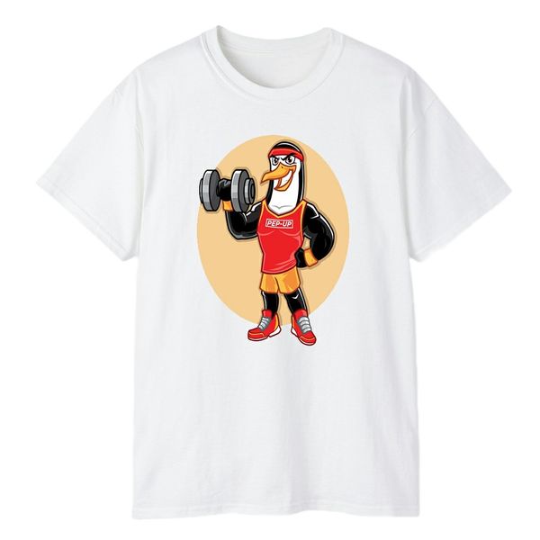 تی شرت آستین کوتاه مردانه مدل پنگوئن ورزشکار و باحال کد 075