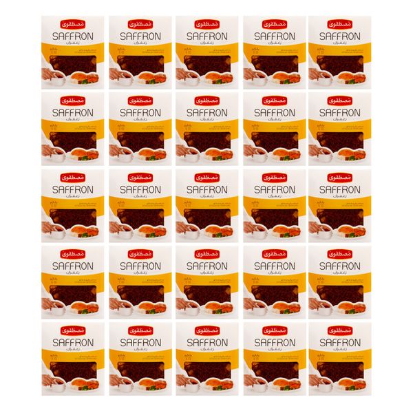 زعفران مصطفوی - 1 گرم مجموعه 25 عددی